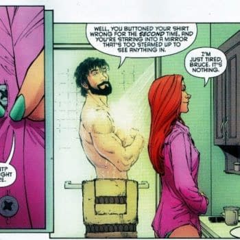 Even Amnesiac And Naked In The Shower, Bruce Wayne Is Still The World's Greatest Detective