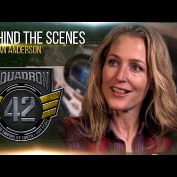 Gillian Anderson Has Fun (I Think) On The Star Citizen Set In New Video
