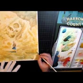 Tyler Crook Shows Us How He Creates A Cover To Harrow County&#8230;