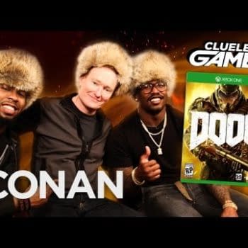 Conan O'Brien Plays Doom With Von Miller and Josh Norman Ahead Of The Superbowl