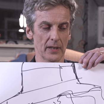 Hey Titan! Can We Get Peter Capaldi To Draw A Cover For Doctor Who?