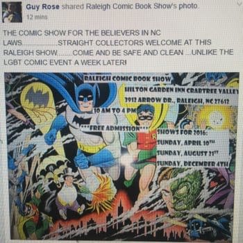 The "Straight" Comic Collectors Show Of Raleigh, North Carolina&#8230;