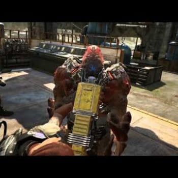 Check Out The New Gears Of War 4 Weapon The Dropshot In Burtal Execution