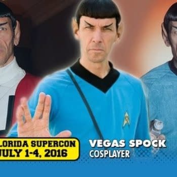 Spock Vegas Shows Emotion Over Jamer Bayer "Splatter" Prints At Space City Comic Con