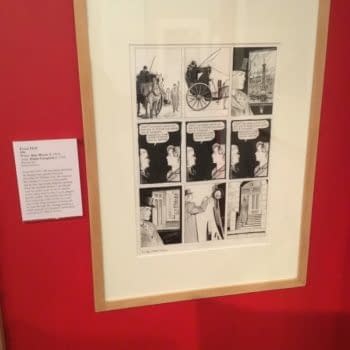 Walking Around The Great British Graphic Novel Exhibition Of Old London Town