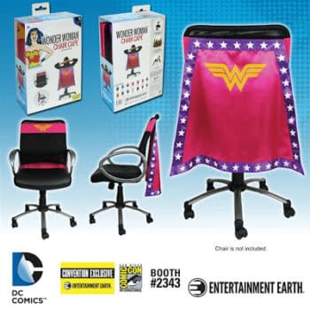 Have Entertainment Earth Made Suspect Wonder Woman Chair Cape Colour Choice For SDCC 2016?