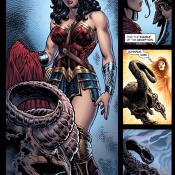 Liam Sharp Shares Process Art For "That Page" From Wonder Woman Rebirth
