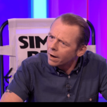 Simon Pegg, His Zero Gravity Garden Chair Evangelism, And Putting Tom Cruise To Sleep