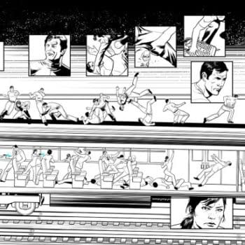 A Peek At Van Jensen 22-Page-Spread Six Millon Dollar Man Comic