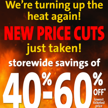 Hastings Knock A Further 40-60% Off Their Prices, Ahead Of Their Final Days