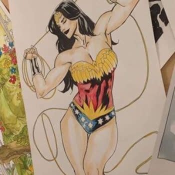 Yanick Paquette Stolen Wonder Woman Artwork Returned