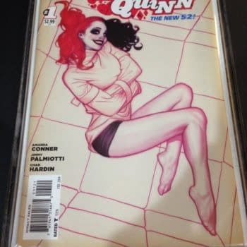 The Fake Adam Hughes Cover For Harley Quinn #1