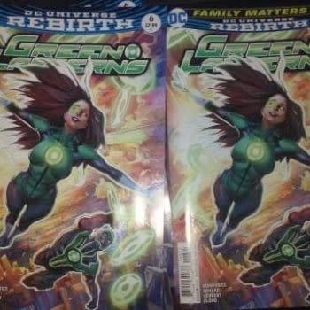 The Cover Change Between The Pulped And Reprinted Green Lanterns #6