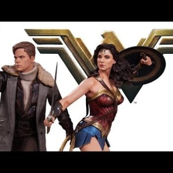Wonder Woman And Steve Trevor Ready For Battle In Newest Statue