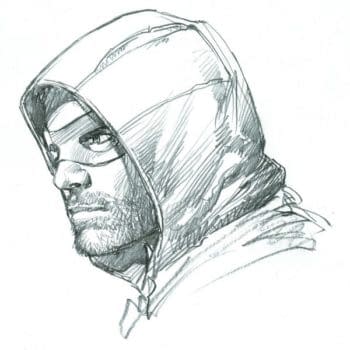 Neal Adams' Police Sketch For Arrow Season 5