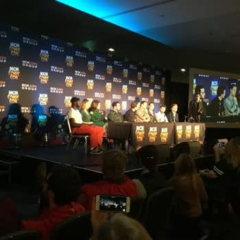 Humans Plan To Beat Poldark On Sundays By Getting Colin Morgan Topless &#8211; The MCM London Comic Con Panel
