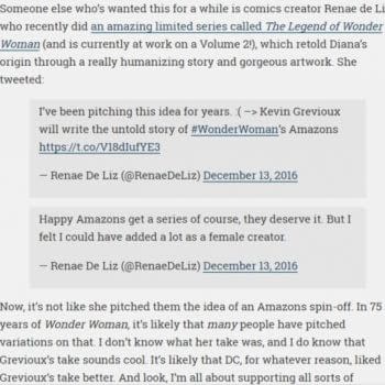 The Mary Sue Article That Killed Wonder Woman