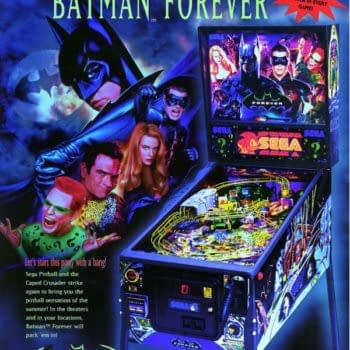 Holy Shooter Lane Batman! Batman Forever Sega Pinball Machine