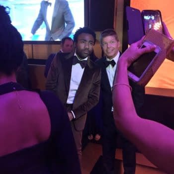 Rob Liefeld Mistaken As Fan Asking For Selfie With Donald Glover At Golden Globes
