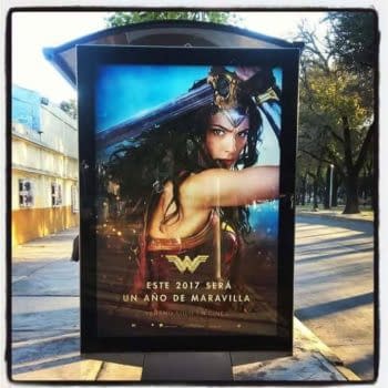 Wonder Woman Movie Posters Crop Up In The Wild