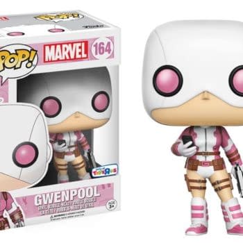 An image of the exclusive Toys R' Us Gwen Pool Funko Pop collectible figure.