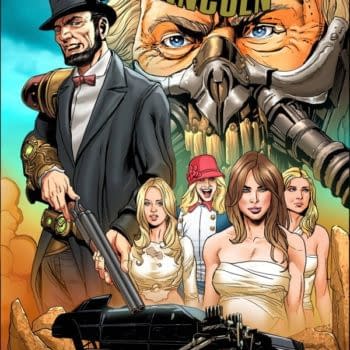 Antarctic Press Launches New Comic From David Hutchinson, Trump Vs Time Lincoln, for May 2017