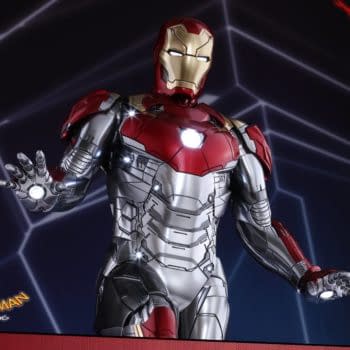 Hot Toys Shows Off The Iron Man Mark XLVII Armor From Spider-Man: Homecoming