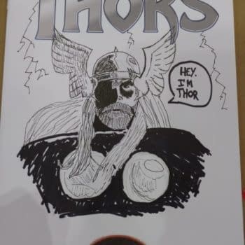 Is Matthew Rosenberg Angling For Job As The Next Thor Variant Cover Artist?