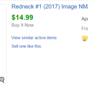 Redneck #1, Just Out Today, Already An eBay Smash