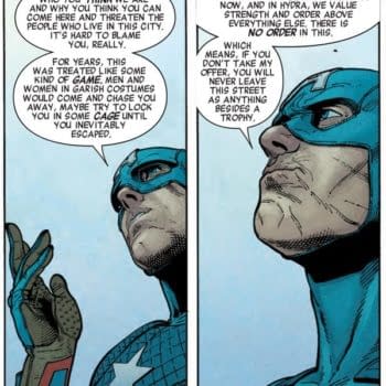 Captain America Defends The USA From Attack Through Strength In Secret Empire #1 Preview