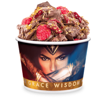 Nerd Food: Wonder Woman Ice Cream Is Berry Bold And Glitter Gold