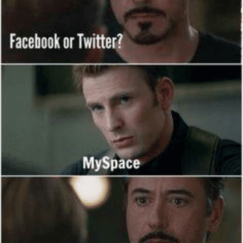 Captain America Was No Longer Asked If He'd Heard Of Myspace, But Twitter