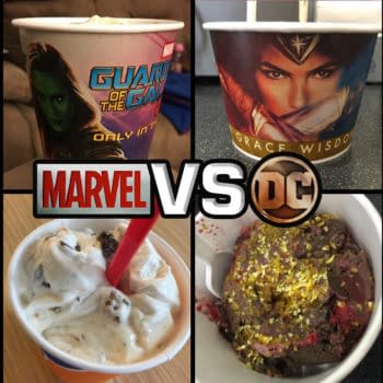 Nerd Food: Wonder Woman Ice Cream Vs Guardians of the Galaxy Blizzard. Which Is Better?!