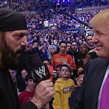 Jesse Ventura interviews Donald Trump in 2004 at WrestleMania XX