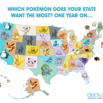 Someone Did A Popular Pokémon By State Map For 'Pokémon GO'