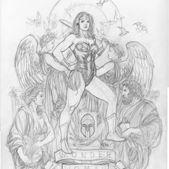Frank Cho's Variant Cover For A Book Of DC Comics Variant Covers