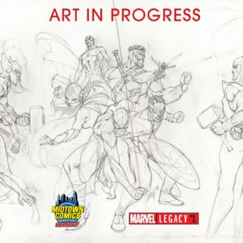 J Scott Campbell's Exclusive Retailer Variant For Marvel Legacy #1 &#8211; The Pencil Sketch