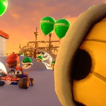 Check Out This Footage Of 'Mario Kart Arcade GP' In A VR Arcade
