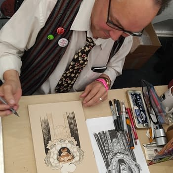 When Roger Langridge Draws The Swedish Chef As A Babylon 5 Vorlon At Thought Bubble