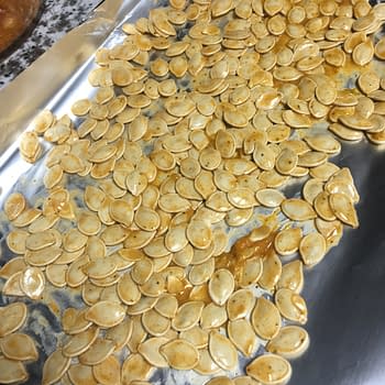 Nerd Food: Make Your Own Roasted Pumpkin Seeds!