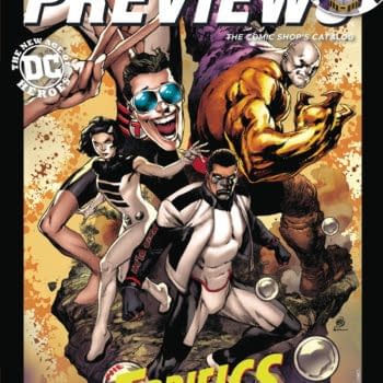The Terrifics On The Front Of Next Week's Diamond Previews #350