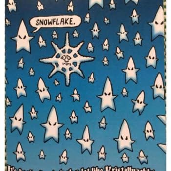 Alan Moore Snowflakes Christmas Card for 2017