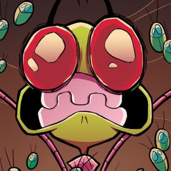 Invader Zim #27 cover by Maddie C. and Fred C. Stresing