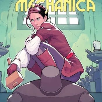 Monstro Mechanica #2 cover by Chris Evenhuis and Sjan Weijers