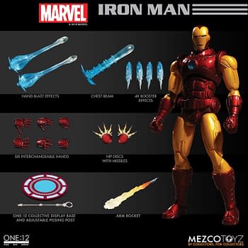 Iron Man Flies into the Mezco One:12 Collective Line