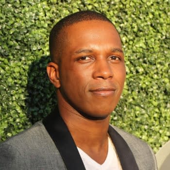 NEW YORK - AUGUST 29, 2016: American actor and singer Leslie Odom Jr. at the red carpet before US Open 2016 opening night ceremony at USTA Billie Jean King National Tennis Center in New York