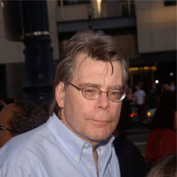 Author STEPHEN KING at the Los Angeles premiere of The Manchurian Candidate. July 22, 2004