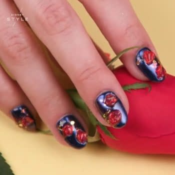 beauty and the beast nails