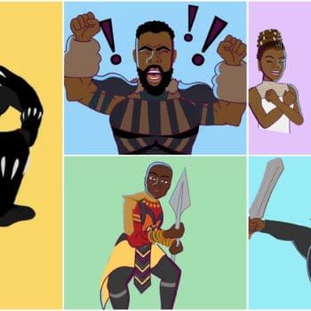 black panther imessage stickers