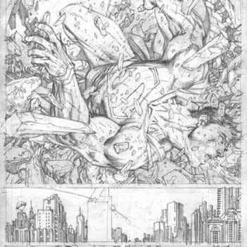 Jim Lee's First Two Pages for Brian Bendis' Action Comics #1000 &#8211; and a Six Hour Video of Him Drawing One